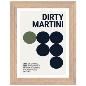 Typography print poster featuring the text